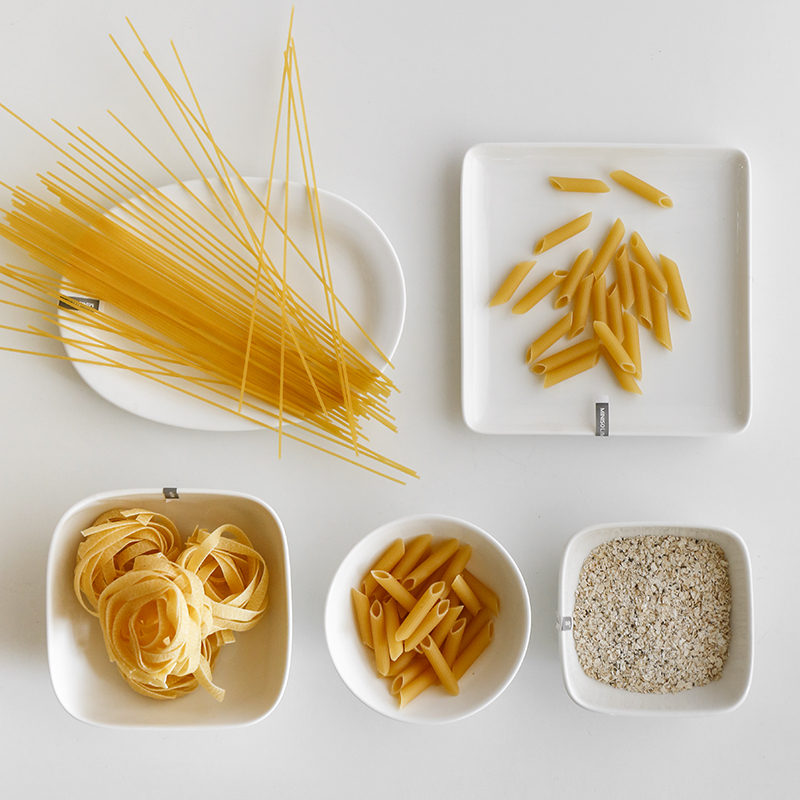 日式家用陶瓷吃米饭碗陶瓷餐具汤碗盘子套装简约白色鱼盘方盘组合