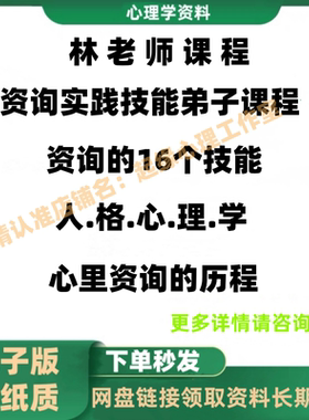 咨询实践技能弟子课 咨询的实战16个技术家庭 林老师课程