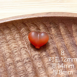 02磨砂面南紅屁桃愛心冰透紫底飄花形狀飽滿做工精細(xì)保真支持復(fù)檢