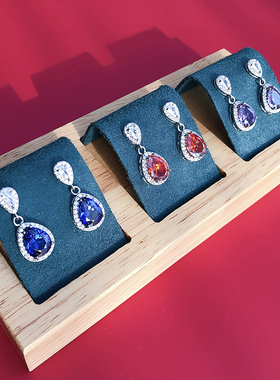 莫桑钻彩宝红宝芬达石紫水晶