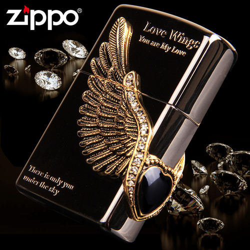 ZPPO黑冰爱神ZIPPO打火机