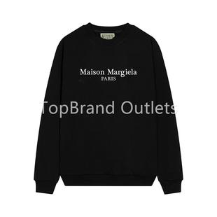 MM6 马吉拉胸前字母标语印花简约圆领卫衣男女款 Margiela Maison