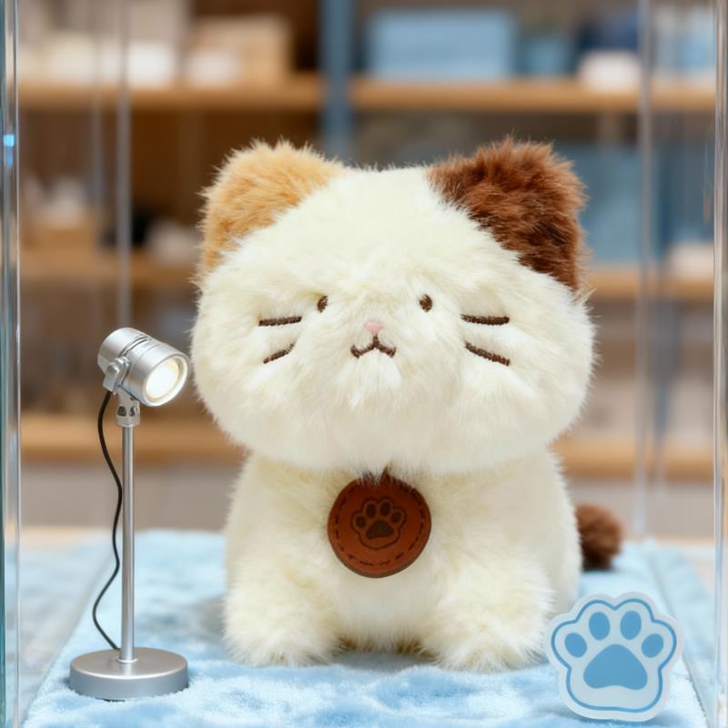 捏捏小萌物三花猫腊肠狗公仔