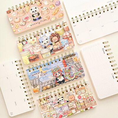 有熊12月新品周计划本日程线圈本