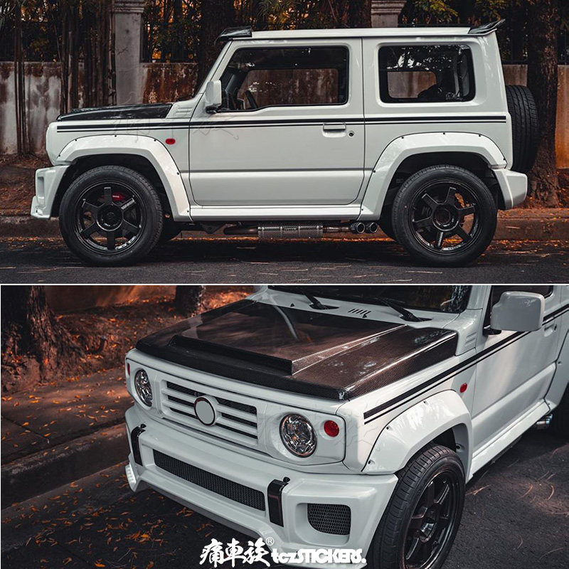 jimny吉姆尼车贴拉花 仿大g车身装饰改装汽车贴纸贴膜