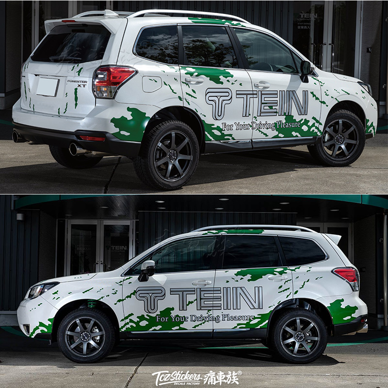 适用于Forester森林人车贴拉花彩贴 赛车装饰改装车身贴纸涂装