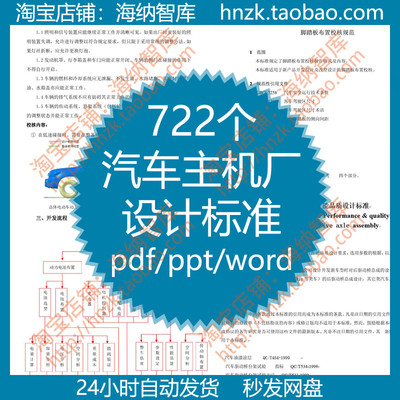 汽车主机厂设计标准校核规范检查清单布置底盘内饰DMU电器车身