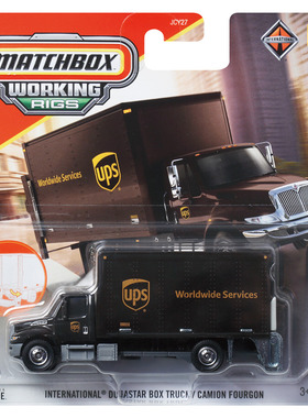 火柴盒 JCY27 工程车系列 万国 UPS 联邦快递 运输车 Matchbox