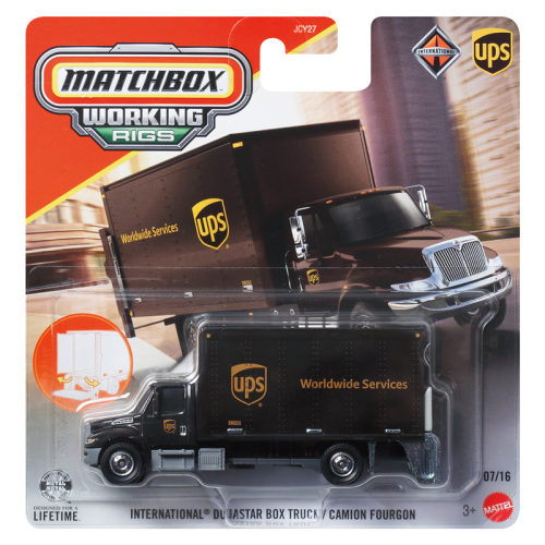 火柴盒 JCY27 工程车系列 万国 UPS 联邦快递 运输车 Matchbox