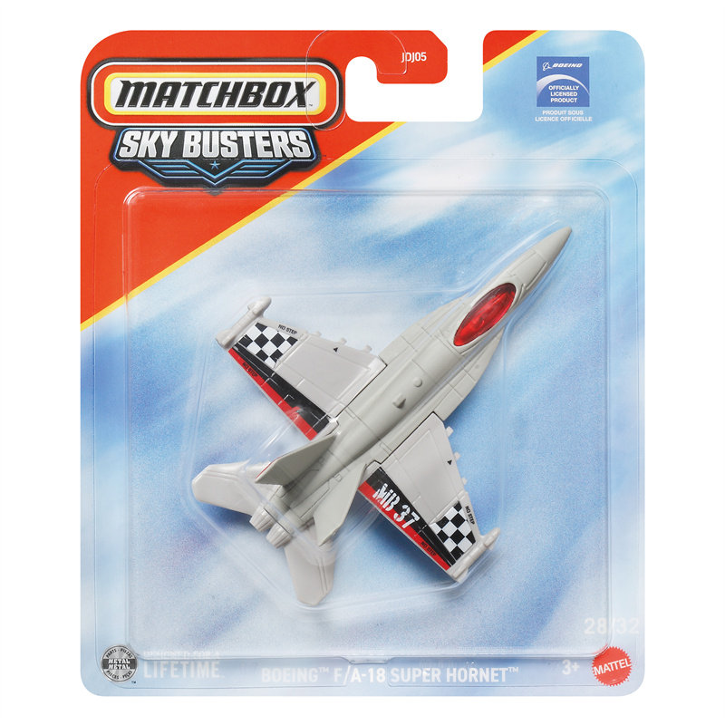 火柴盒 JDJ05 空战英豪 玩具飞机 F/A18 大黄蜂 战斗机 Matchbox图片