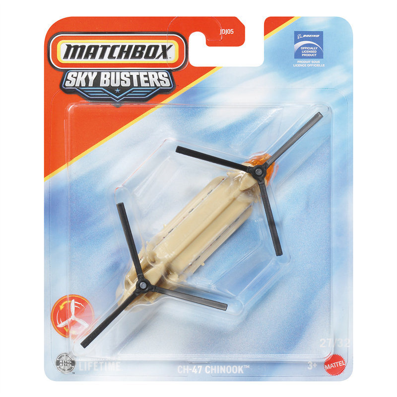 火柴盒 JDJ05 空战英豪 玩具飞机 CH47 支奴干 直升机Matchbox