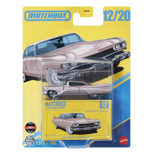 火柴盒 GBJ48 收藏家系列  凯迪拉克 黄金国 轿车 Matchbox