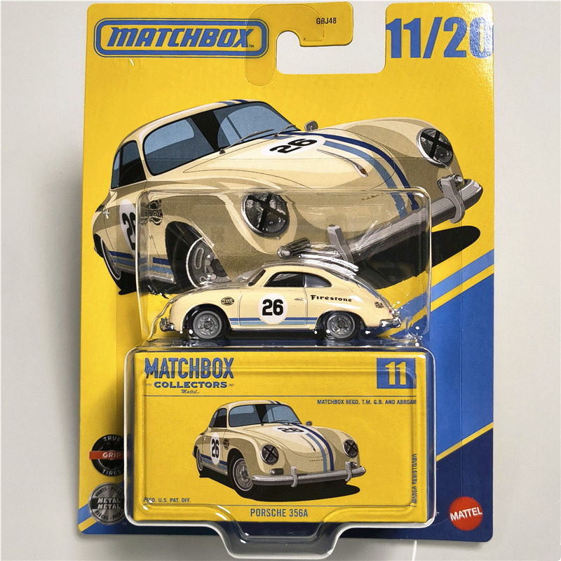 火柴盒 GBJ48 收藏家 保时捷 Porsche 356 跑车 Matchbox图片