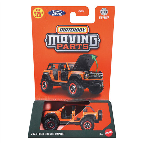 火柴盒 FWD28 活动部件 福特烈马 BRONCO 猛禽 Matchbox