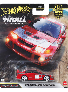 风火轮 FPY86 登山系列 三菱 LANCER EVO VI 拉力赛车 Hotwheels