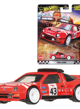 风火轮 GJT68 挚爱之选 福特 FORD RS200 拉力赛车 hotwheels