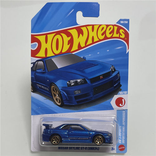 风火轮 C4982 火辣小跑车 尼桑 GTR R34 小跑车 hotwheels