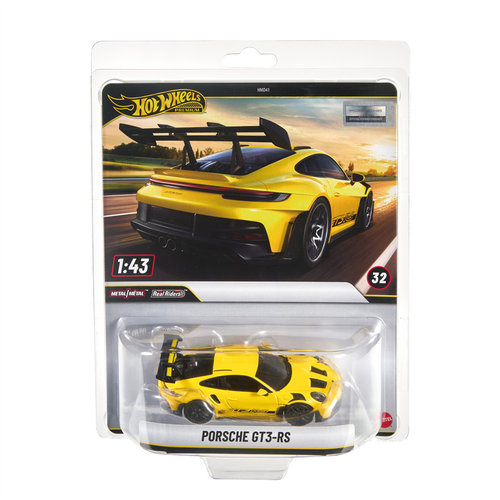 风火轮 HMD41 1:43 精品车模保时捷 PORSCHE911 GT3 RS hotwheels