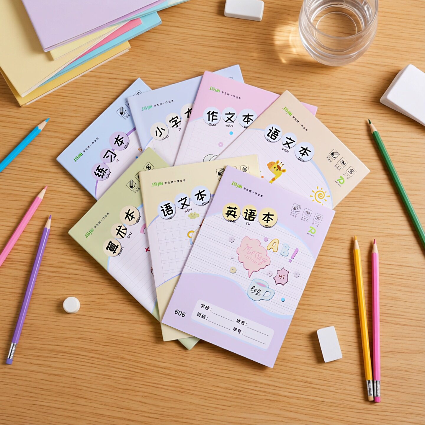 玛丽小学生统一升级版作业本子