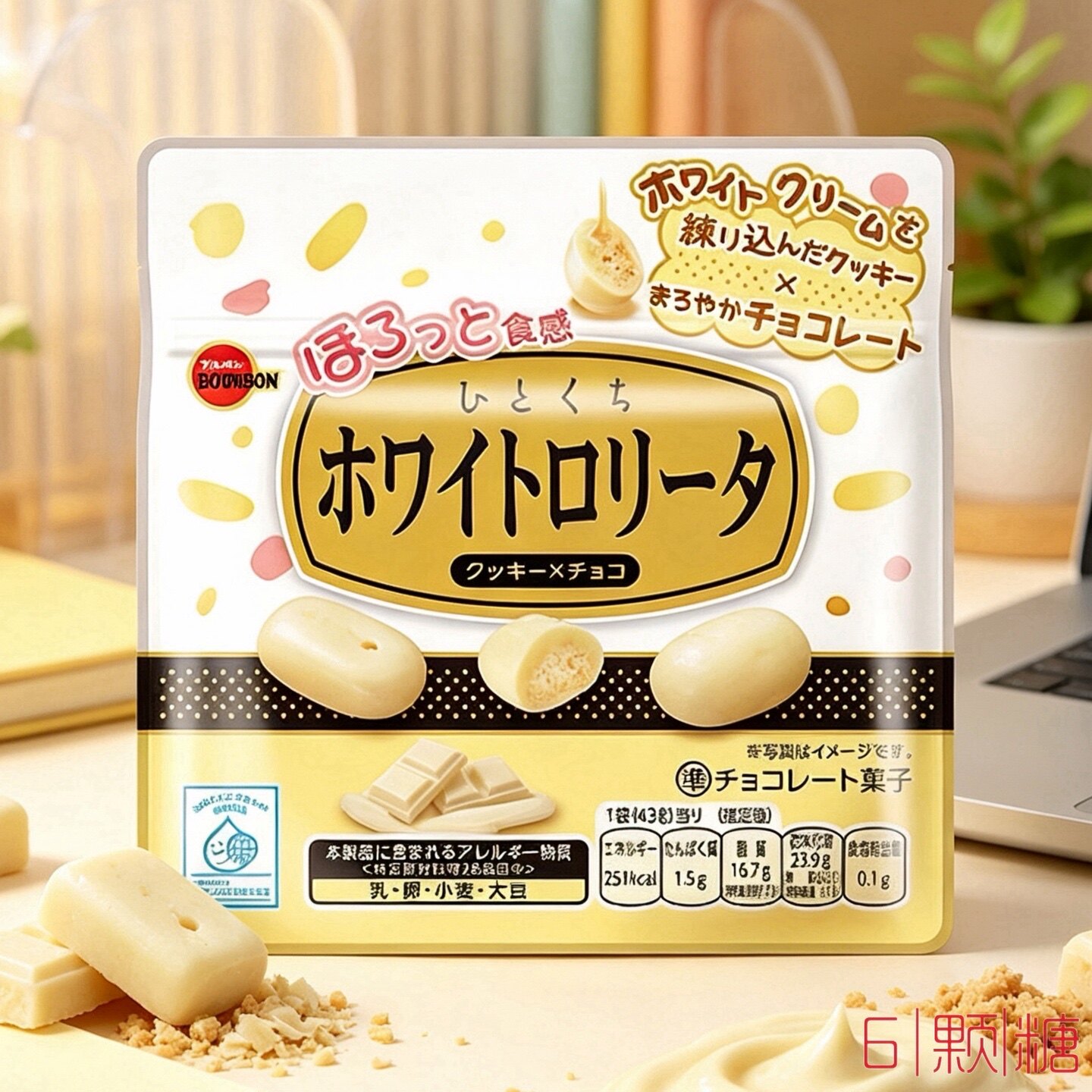 日本进口零食布尔本白巧夹心饼干千层酥蛋卷巧克力球脆脆珠麦丽素