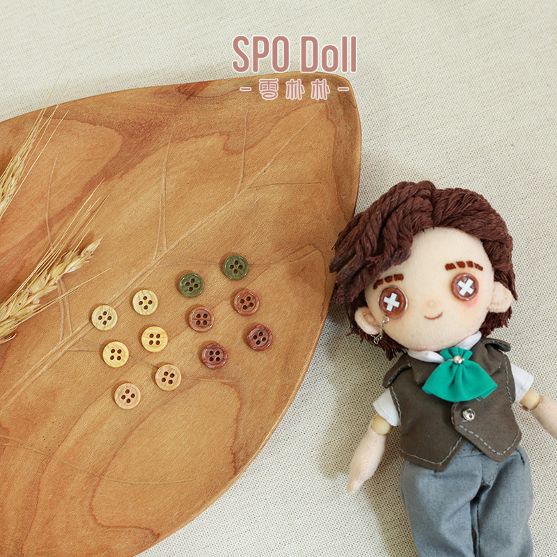 DIY娃娃眼睛树脂9mm小纽扣