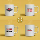 三菱EVO红头引擎4G63T拉力艺赛车翼豹WRX汽车JDM马克杯陶瓷杯定制