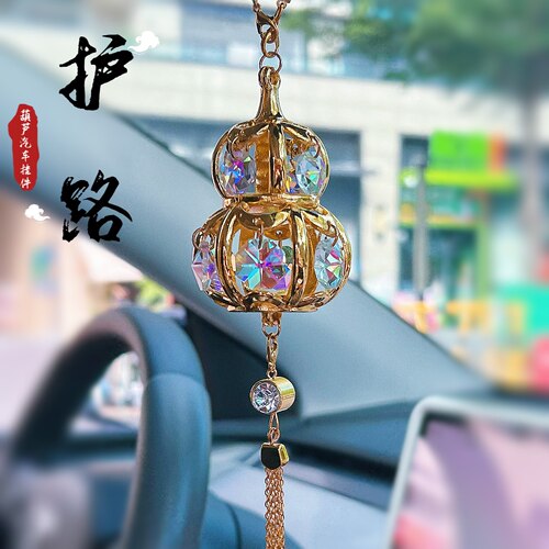 葫芦汽车挂件水晶吊坠高级新款