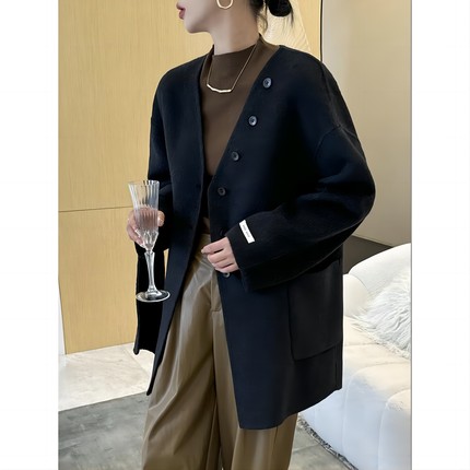 【71-80】倩倩专属 双面羊毛大衣气质外套时尚冬女士