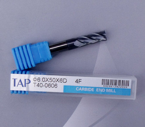 钥匙机铣刀 D1 6*50L*4F 6柄 整体钨钢合金立铣刀 TAP50正品保证