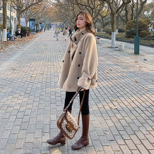 P185 主爆现 8867 米兰貂双排扣皮毛一体C022 K268香草白下架 新款