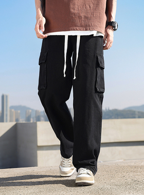 24男女无性别穿搭牛仔裤显高显瘦直筒裤工装裤日系复古B286-K193