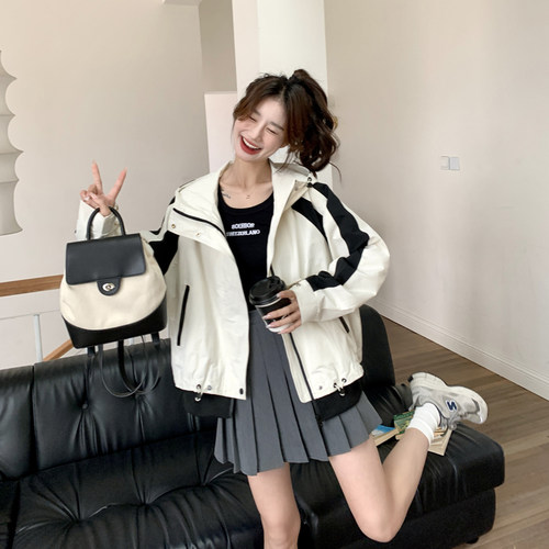 bao款现货2024春装新款女装韩版休闲风衣外套女