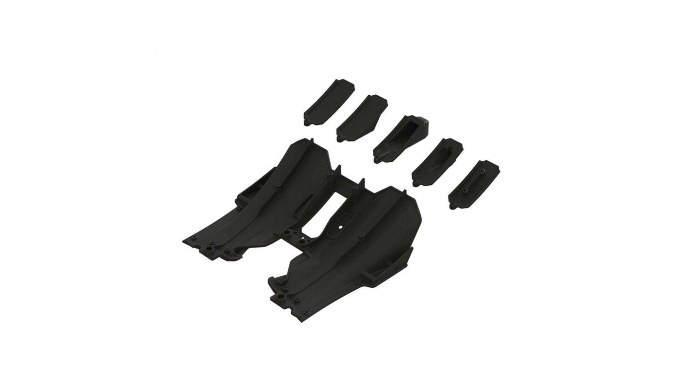 ARRMA原厂配件ARA320518后扰流Rear Diffuser Set越界 F1 现货