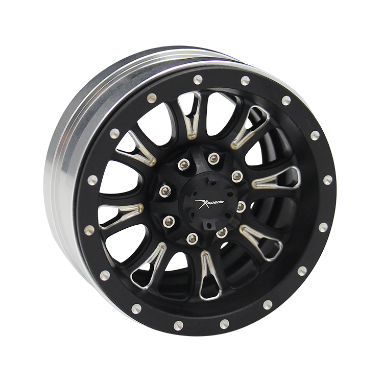 Xspede Axial SCX10 II 90046 90047 TRX-4 铝锁胎轮毂1.9寸--2个