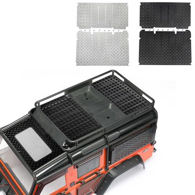 TRX4 T4 D110路虎卫士行李架防滑板 金属底板面板