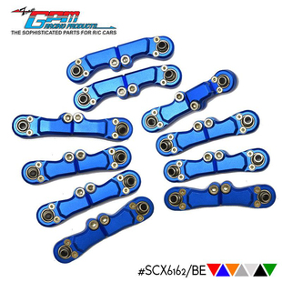 SCX6仿真jeep铝合金全车拉杆球头波脚适用原厂拉杆 AXIAL GPM