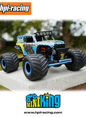 HPI Mini King FLUX遥控电动四驱无刷1/18怪物大脚车越野车160807