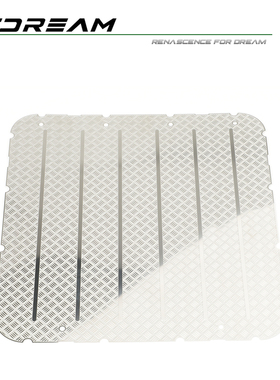 RCDream 4D皮卡行李框行李架不锈钢片 荒野卫士RD110改装 D1A16-1