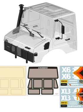 CROSSRC  EMO X6 XL3攀爬车透明车壳及配件 CS-97401584