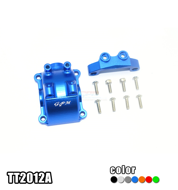 TAMIYA 1/10 TT-02 , TT-02T铝合金前后通用波箱盖+上臂固定码-套