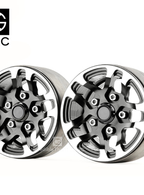 GRC 1.9寸铝合金轮毂G07 仿真攀爬车锁胎轮毂 限量版 #GAX0138D