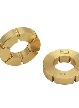 HR Axial 1/18 UTB18 小山羊 铜轮毂配重51.7克单个 一对装 现货