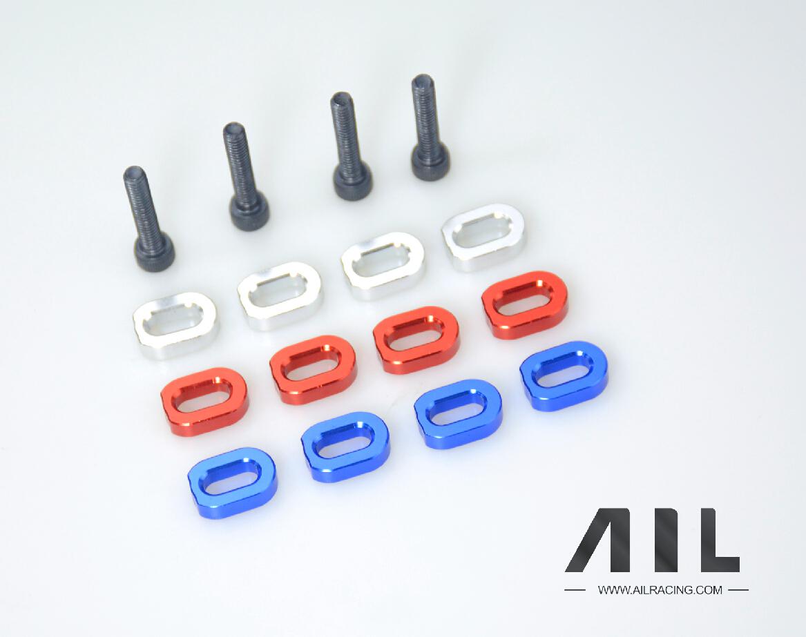 大X ALLrc TRAXXAS X MAXX 铝合金升级op电机座加强垫片 底盘垫片
