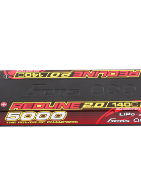 格氏ACE REDLINE 2.0 竞赛系列电池 2S1P 140C 7.6V 5000mAh