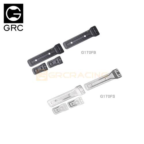 GRC TRX4新烈马 不锈钢尾门合页装饰片 烈马福特金属车门铰链