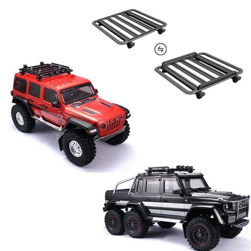 TRX4 TRX6 AXIAL SCX10 III三代仿真jeep 1:10模型车金属行李架