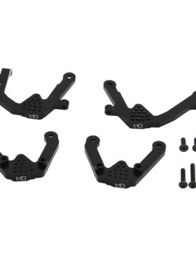 HR Axial SCX10III三代铝合金前后避震器固定座多孔调较