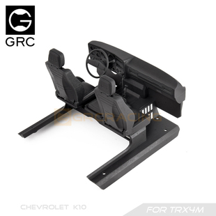 GRC TRX4M雪弗兰K10内饰(3D打印) 带电机散热风扇 中控座椅#G179W