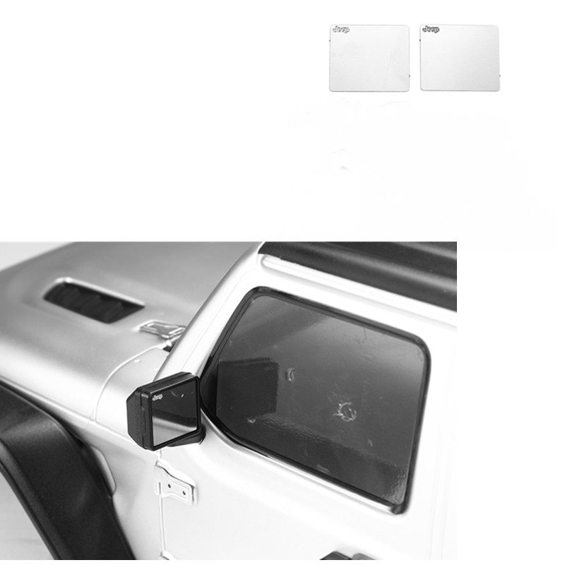 axial scx10 iii 三代 jeep 金属后视镜片反光镜