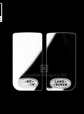 GRC TRX4 DEFENDER后视镜片 高光镜面不锈钢镜面 T4仿真路虎卫士